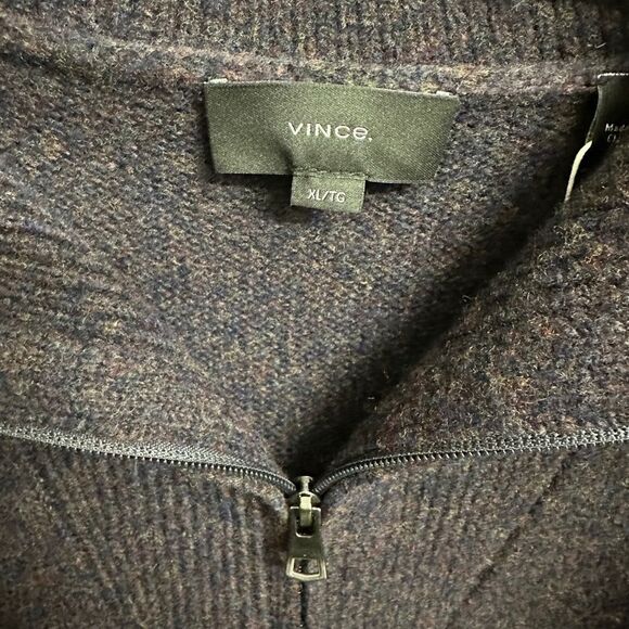 Mélange Quarter-Zip Sweater Vince - Picture 7 of 10